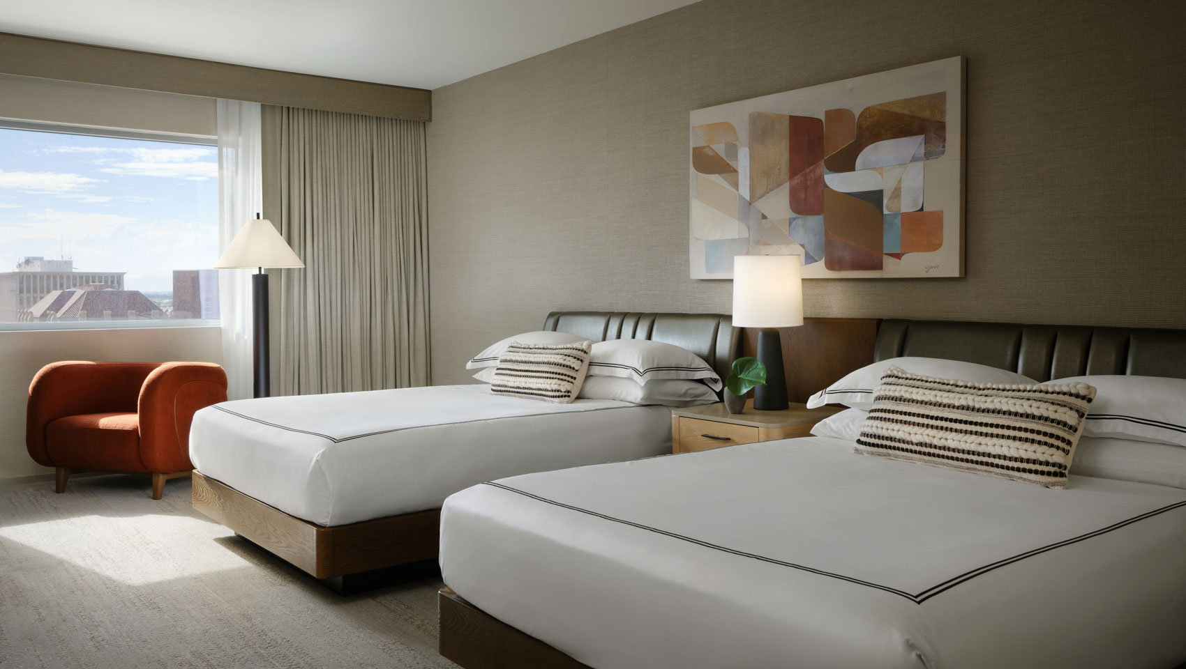 Hotel Palomar Phoenix 2 Queen Guestroom