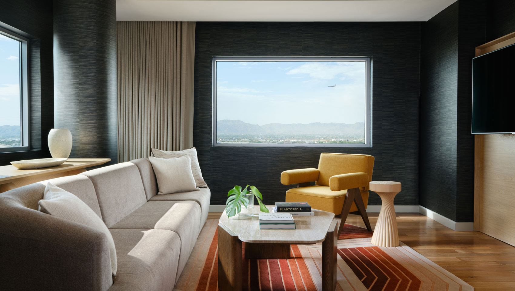 guestroom with city view