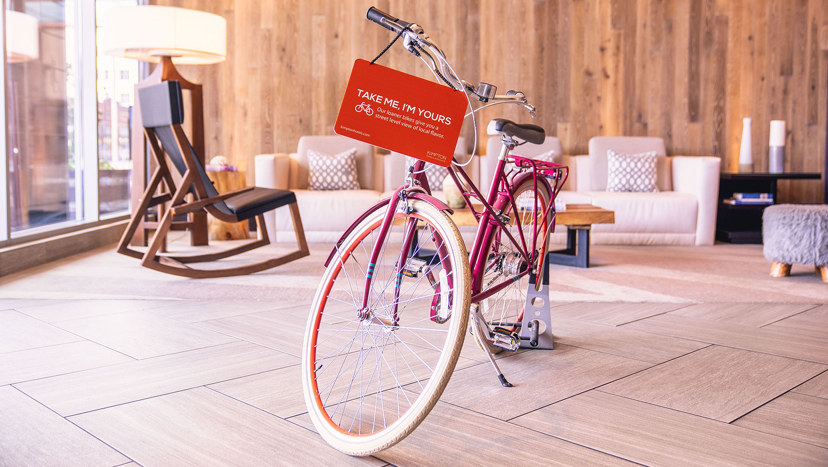 Bicycles in Palomar Phx lobby