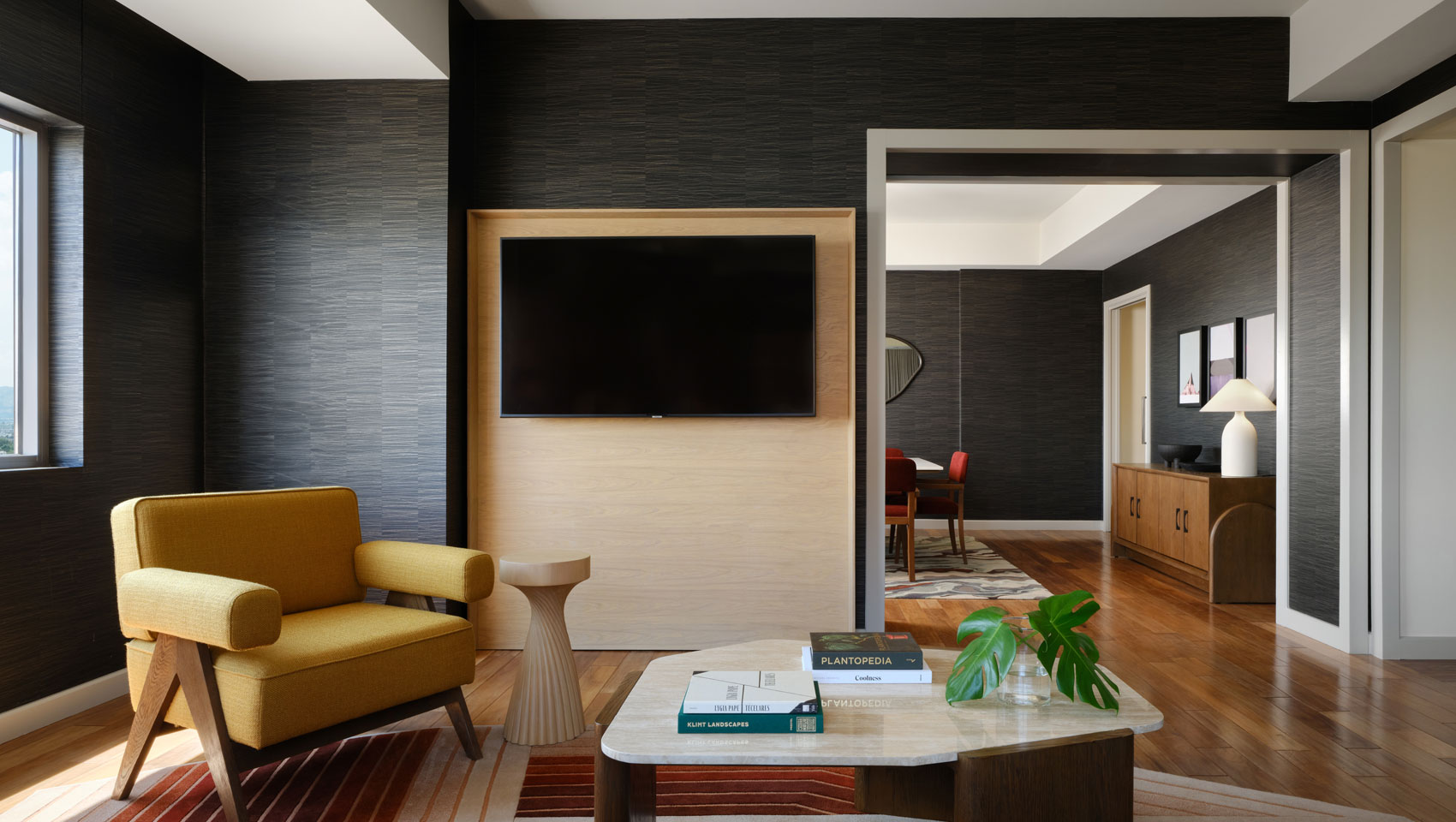 Hotel Palomar Phoenix Presidential Suite Sitting Area with view of Bedroom