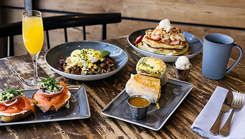 Blue Hound Brunch Spread