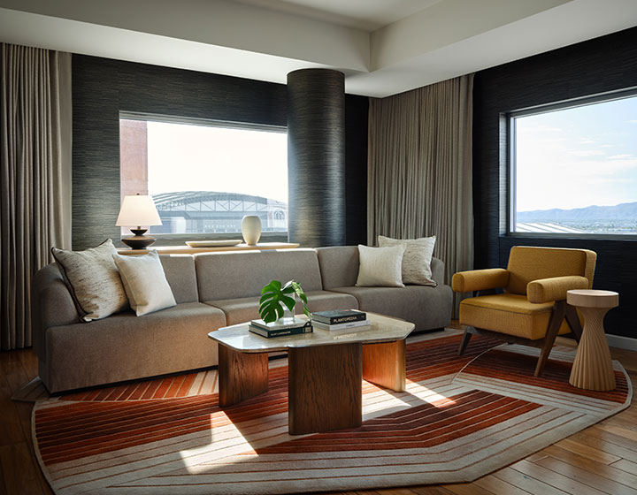 King Suite Sitting Area at Kimpton Hotel Palomar Phoenix