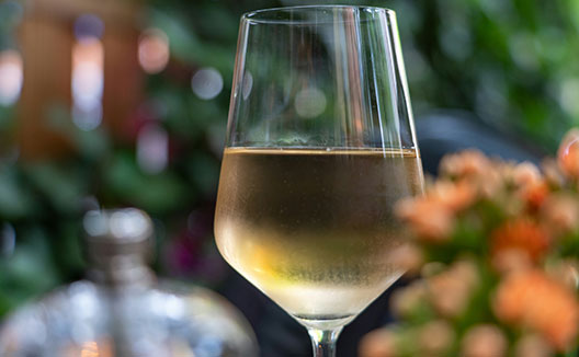 Glass of white wine