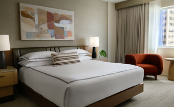King bed at Kimpton Palomar Phoenix