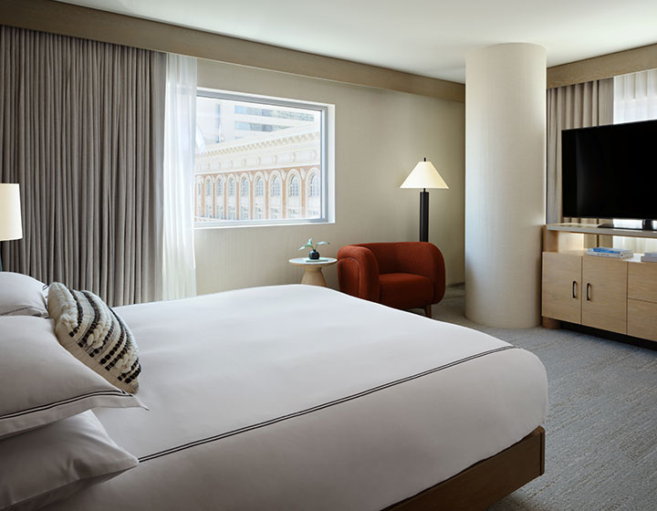 Kimpton Hotel Palomar Phoenix 1 King 1 Bedroom Suite after renovation